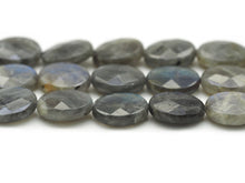 Load image into Gallery viewer, Natural Quality Faceted Oval Labradorite Beads, Sku#HY09