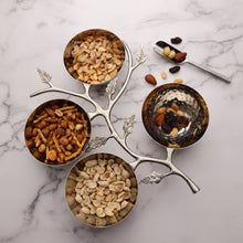 Load image into Gallery viewer, Hammered Leaf Nut Bowl
