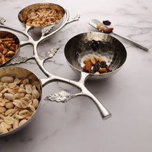 Load image into Gallery viewer, Hammered Leaf Nut Bowl