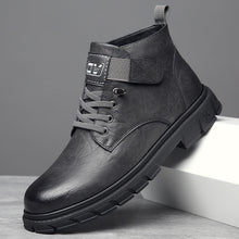 Load image into Gallery viewer, Men's Fleece-Lined High-Top Insulated Shoes | Non-Slip Rubber Sole | Warm Winter Sneakers