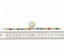 Load image into Gallery viewer, CZ Evil Eye Heart Bracelet, sku#C129