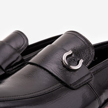 Load image into Gallery viewer, The Blackwell Black Patent Bit Loafer Men Shoe