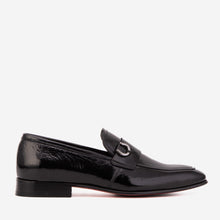 Load image into Gallery viewer, The Blackwell Black Patent Bit Loafer Men Shoe