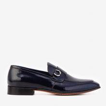 Load image into Gallery viewer, The Blackwell Navy Patent Bit Loafer Men Shoe
