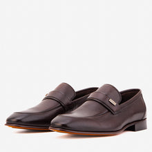 Load image into Gallery viewer, The Ashford Brown  Baby Buffalo Leather Loafer Men Shoe