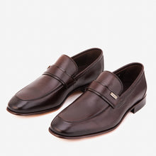 Load image into Gallery viewer, The Ashford Brown  Baby Buffalo Leather Loafer Men Shoe