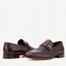 Load image into Gallery viewer, The Ashford Brown  Baby Buffalo Leather Loafer Men Shoe
