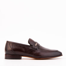 Load image into Gallery viewer, The Ashford Brown  Baby Buffalo Leather Loafer Men Shoe
