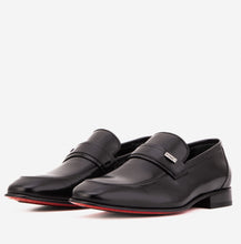 Load image into Gallery viewer, The Ashford Black Baby Buffalo Leather Loafer Men Shoe