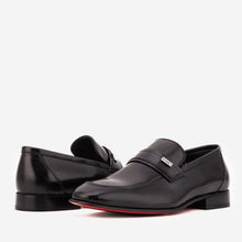 Load image into Gallery viewer, The Ashford Black Baby Buffalo Leather Loafer Men Shoe