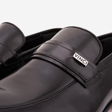 Load image into Gallery viewer, The Ashford Black Baby Buffalo Leather Loafer Men Shoe