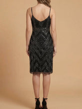 Load image into Gallery viewer, Lara 28860 - Beaded Flounce Dress