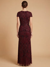 Load image into Gallery viewer, Beaded Cap Sleeve Gown | Lara 28863