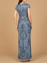 Load image into Gallery viewer, Cap Sleeve Mermaid Beaded Gown