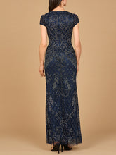 Load image into Gallery viewer, Cap Sleeve Mermaid Beaded Gown