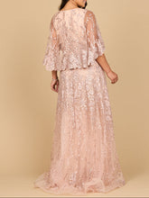 Load image into Gallery viewer, Cape Sleeve Mother's Gown | 28881