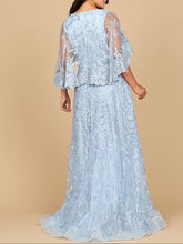 Load image into Gallery viewer, Cape Sleeve Mother's Gown | 28881