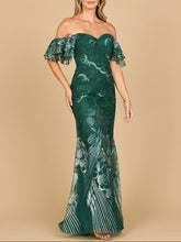 Load image into Gallery viewer, Off Shoulder Mermaid Lace Gown | Lara 28884