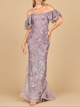Load image into Gallery viewer, Off Shoulder Mermaid Lace Gown | Lara 28884