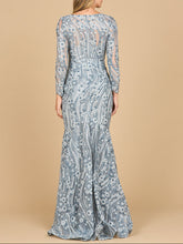 Load image into Gallery viewer, Mermaid, Long Sleeve Gown | 28885