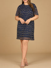 Load image into Gallery viewer, Fancy Beaded T-Shirt Dress