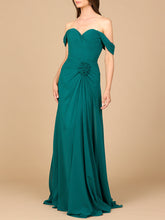 Load image into Gallery viewer, Off Shoulder Chiffon Dress