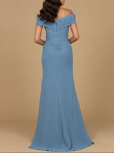 Load image into Gallery viewer, Off Shoulder Elegant Chiffon Gown