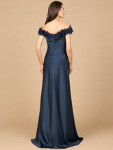 Load image into Gallery viewer, Off Shoulder Satin Gown
