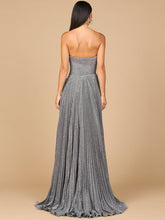 Load image into Gallery viewer, Flowing Pleated, Strapless Dress