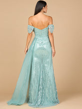 Load image into Gallery viewer, Off Shoulder Fitted Gown