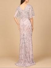 Load image into Gallery viewer, Cape Sleeve Mermaid Gown