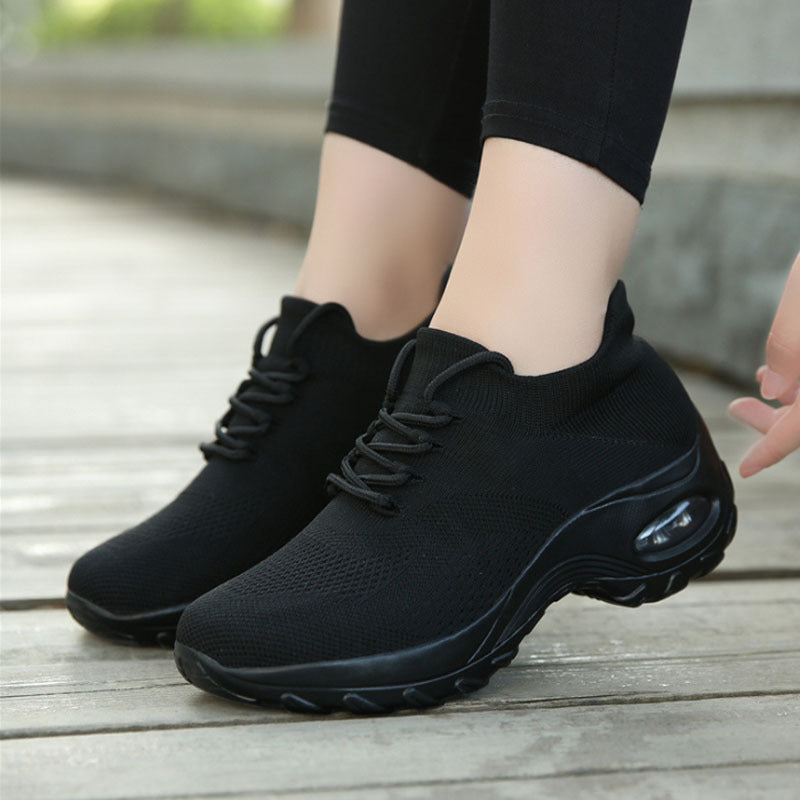 Flying Knit Platform Sneakers