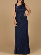 Load image into Gallery viewer, Asymmetrical, Beaded Gown