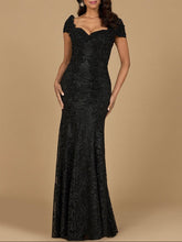 Load image into Gallery viewer, Fitted Lace Mermaid Gown