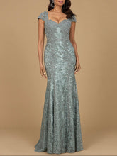 Load image into Gallery viewer, Fitted Lace Mermaid Gown