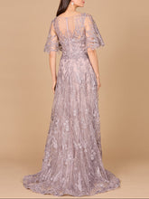 Load image into Gallery viewer, Modest, Cape Sleeve A-line Gown