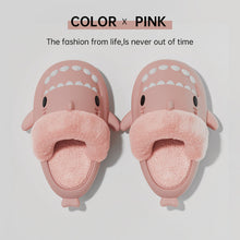 Load image into Gallery viewer, Shark Slippers Warm Fuzzy House Shoes | Detachable Fuzzy Winter Bedroom Slippers