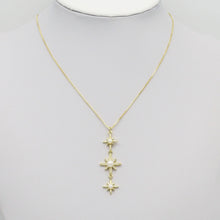 Load image into Gallery viewer, Clear CZ Pearl North Star Charm, Sku#LD512