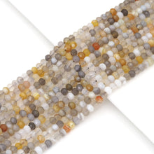 Load image into Gallery viewer, Genuine Botswana Agate Faceted Rondelle Beads, Sku#U1671