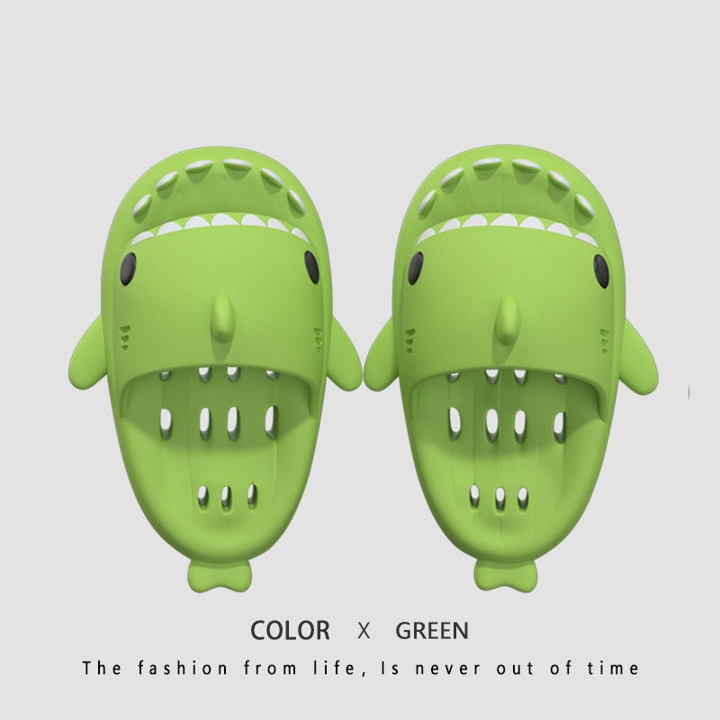 Shark Slides Shower Shoes With Drain Holes