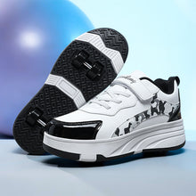 Load image into Gallery viewer, Kids Transforming Roller Skate Running Shoes – Boys &amp; Girls | Retractable Wheel Sneakers