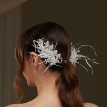 Load image into Gallery viewer, Feathered Two-Piece Hair Vine