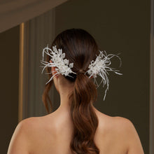 Load image into Gallery viewer, Feathered Two-Piece Hair Vine