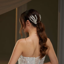 Load image into Gallery viewer, Two-Piece Rhinestone Hair Comb Set