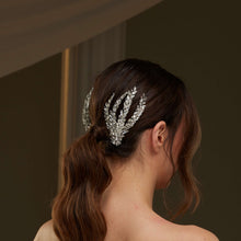 Load image into Gallery viewer, Two-Piece Rhinestone Hair Comb Set
