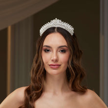 Load image into Gallery viewer, Crystal &amp; Rhinestone Shiny Tiara
