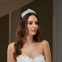 Load image into Gallery viewer, Crystal &amp; Rhinestone Shiny Tiara