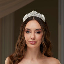 Load image into Gallery viewer, Crystal &amp; Rhinestone Shiny Tiara