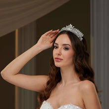 Load image into Gallery viewer, Crystal &amp; Rhinestone  Tiara