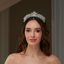 Load image into Gallery viewer, Crystal &amp; Rhinestone  Tiara